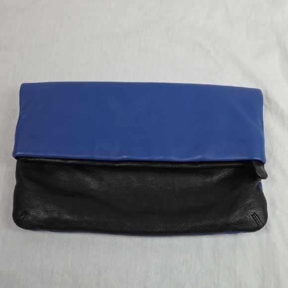 BRIGHTON NEW Blue and Black Clutch Purse NWT - Picture 12 of 13